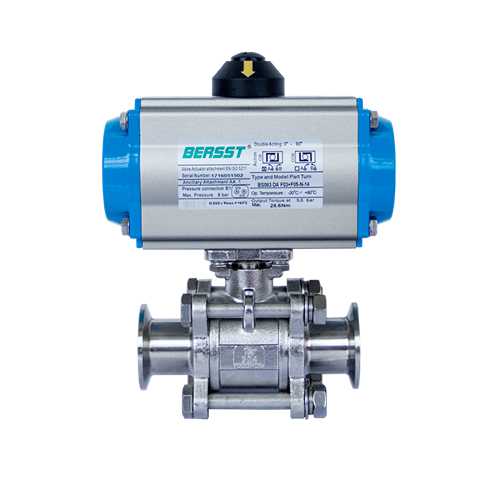 【BERSST】氣動卡箍球閥/快裝